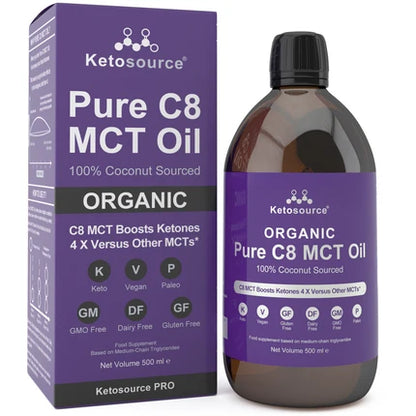 Ketosource Grynas C8 MCT aliejus